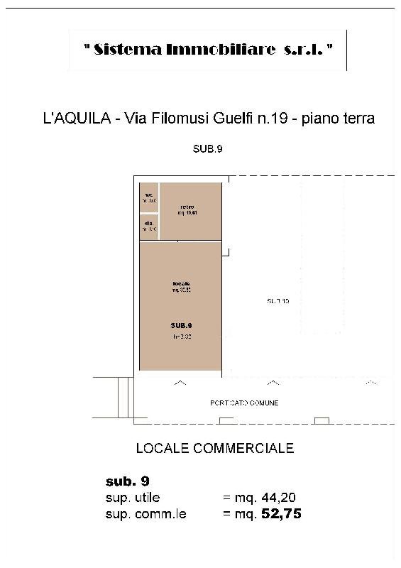 ufficio in affitto a L'Aquila in zona Centro Città