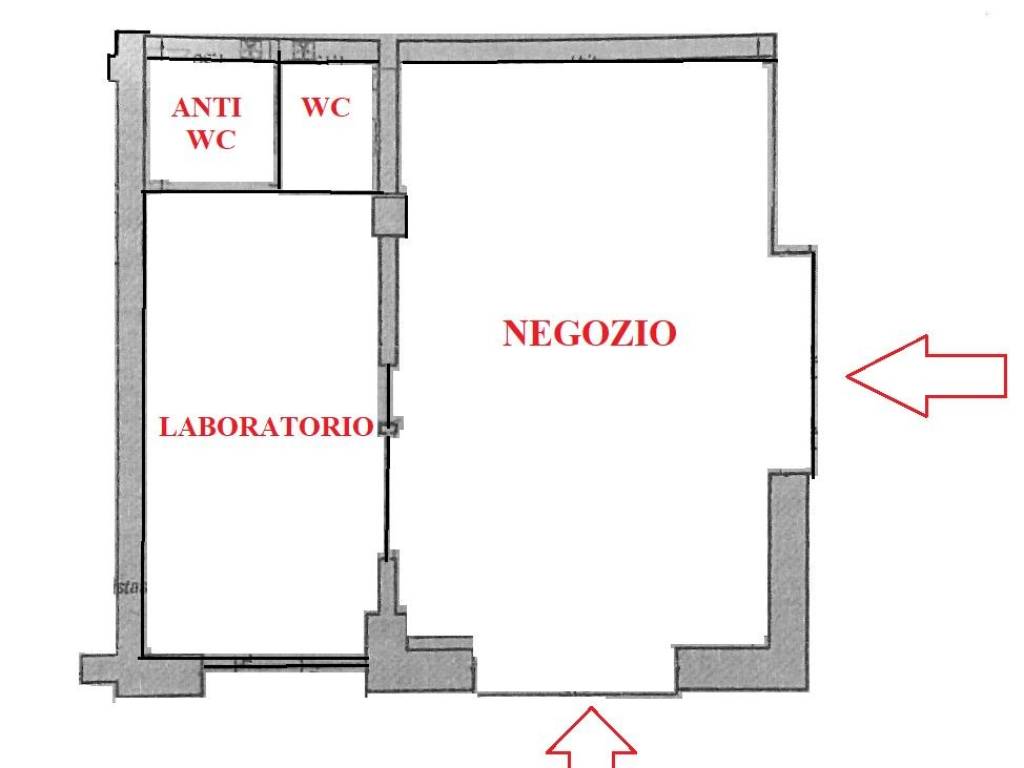 negozio in affitto a Pescara in zona Stadio