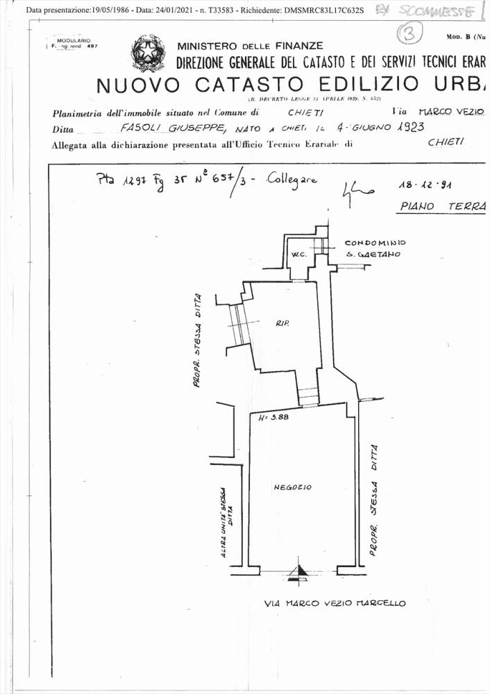 locale commerciale in affitto a Chieti in zona Centro Città