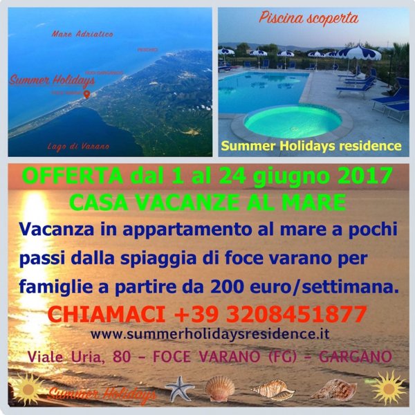 appartamento in affitto ad Ischitella in zona Foce Varano