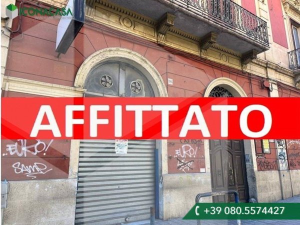 negozio in affitto a Bari in zona Murat