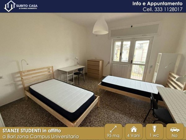 appartamento in affitto a Bari in zona San Pasquale