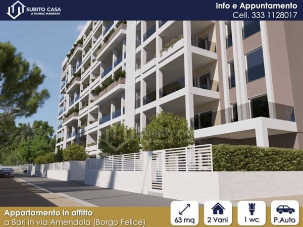 appartamento in affitto a Bari in zona Japigia