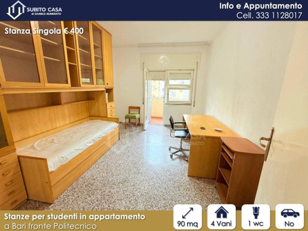 appartamento in affitto a Bari in zona San Pasquale