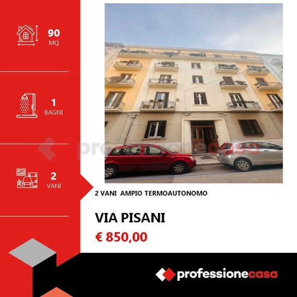 appartamento in affitto a Bari in zona Madonnella