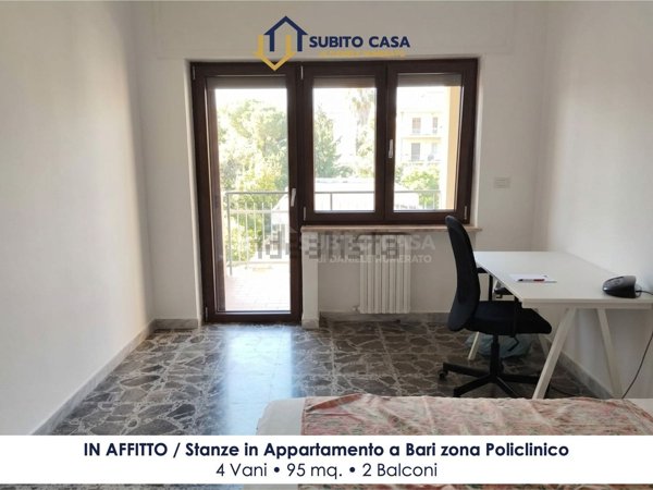 appartamento in affitto a Bari in zona Poggiofranco