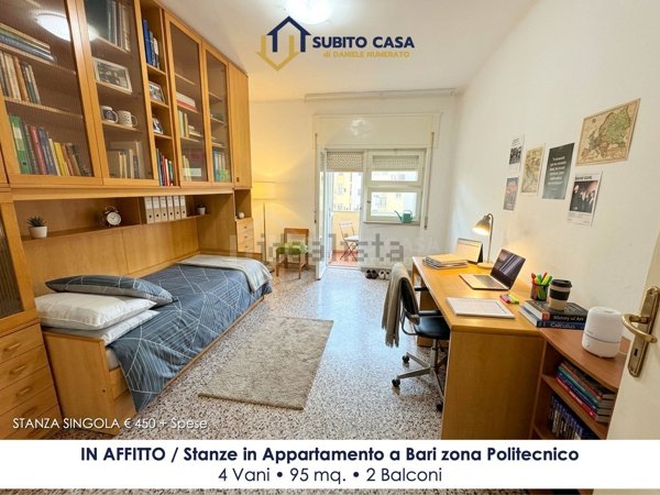 appartamento in affitto a Bari in zona San Pasquale
