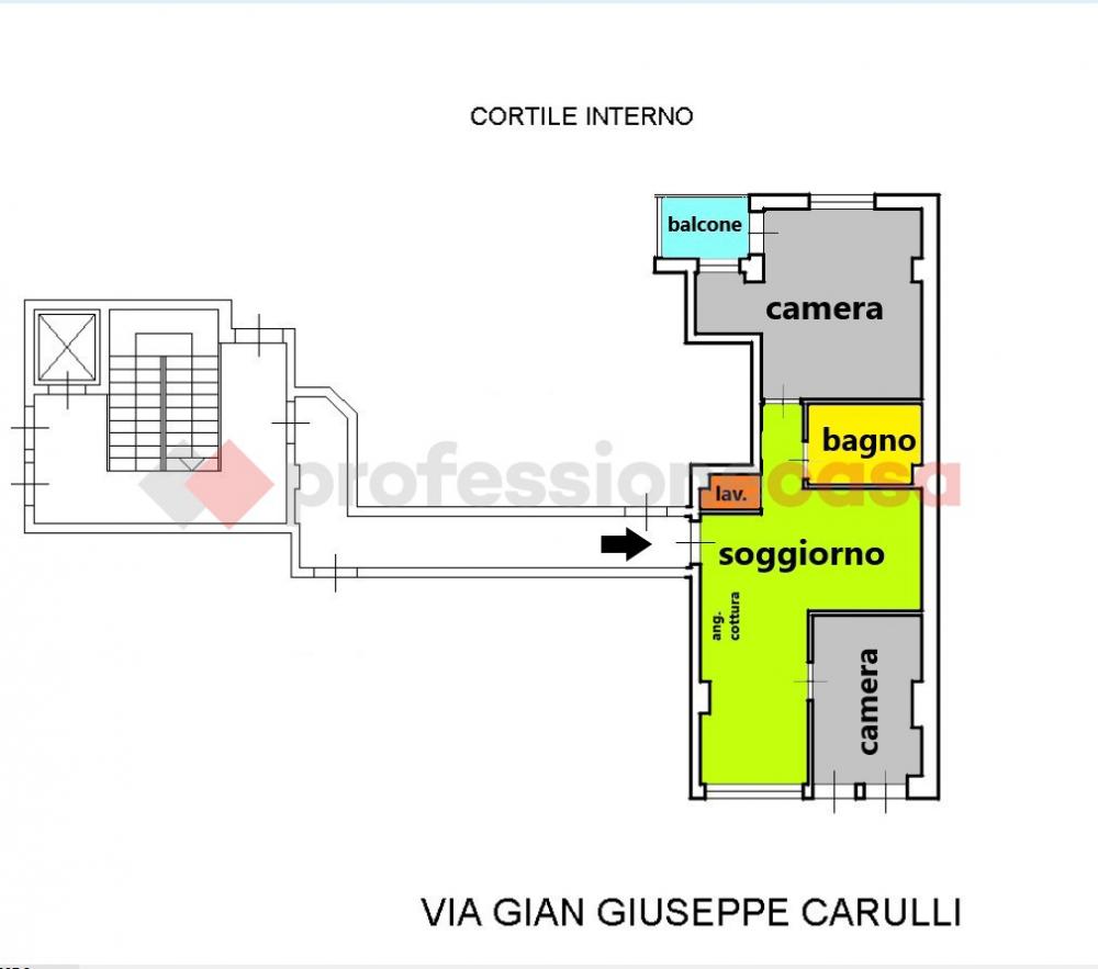appartamento in affitto a Bari in zona Murat