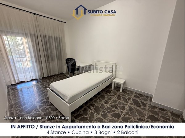 appartamento in affitto a Bari in zona Poggiofranco