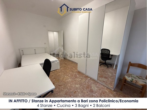 appartamento in affitto a Bari in zona Poggiofranco