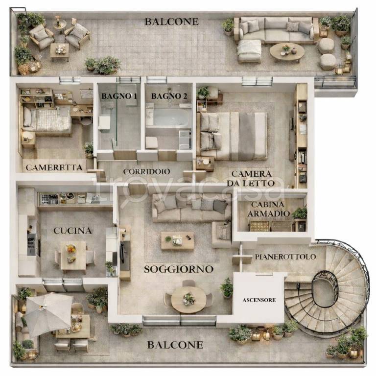 appartamento in affitto a Bitritto