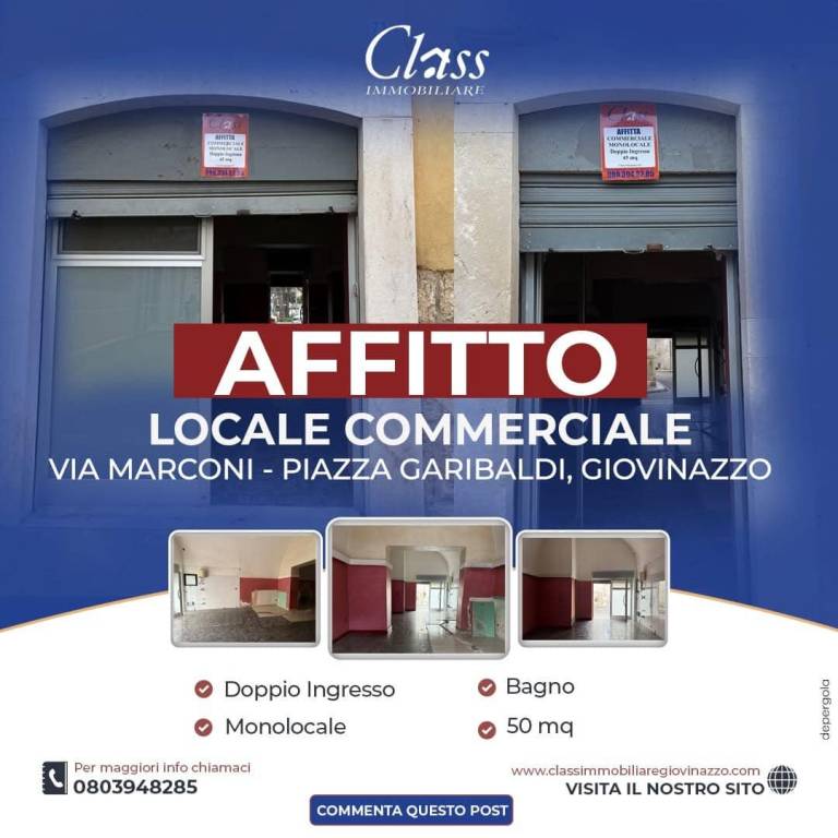 negozio in affitto a Giovinazzo