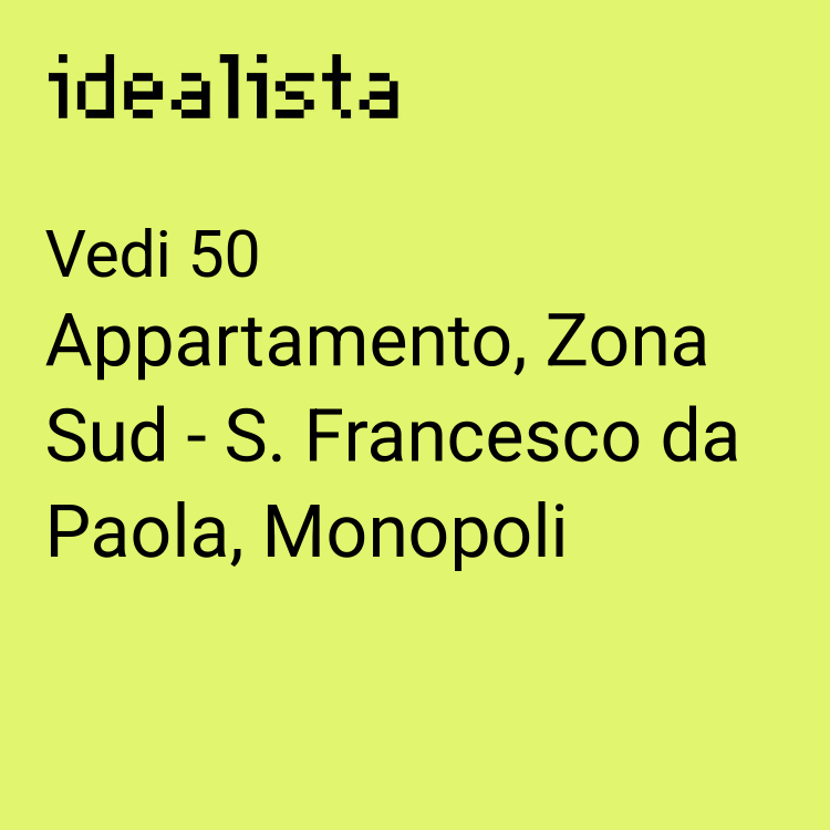 appartamento in affitto a Monopoli