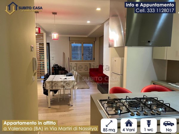 appartamento in affitto a Valenzano in zona Lamie