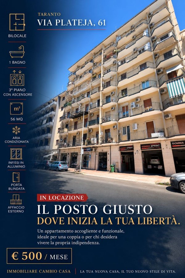 appartamento in affitto a Taranto