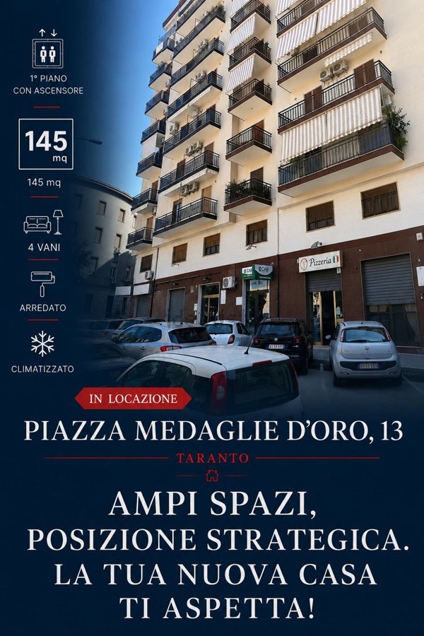 appartamento in affitto a Taranto