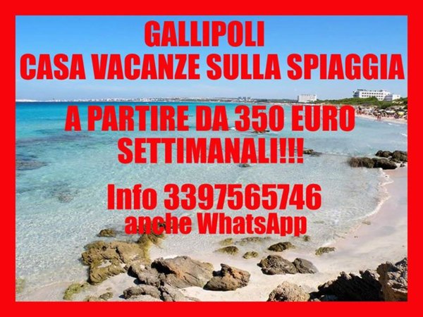 casa indipendente in affitto a Gallipoli in zona Baia Verde