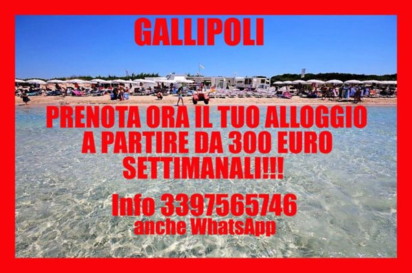 casa indipendente in affitto a Gallipoli