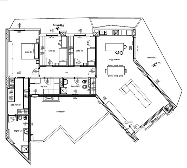 appartamento in affitto a Lecce in zona Mazzini