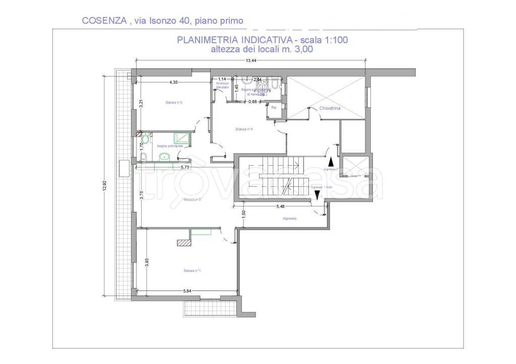 appartamento in affitto a Cosenza in zona Cosenza Vecchia