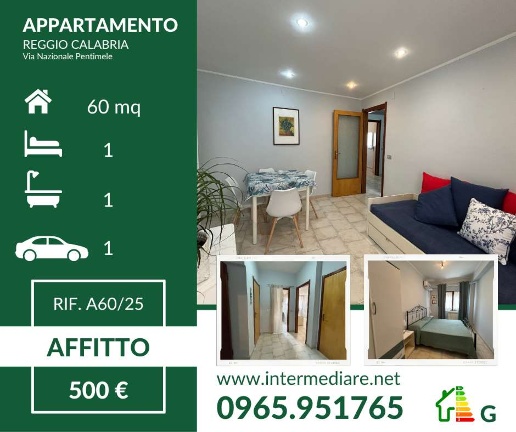appartamento in affitto a Reggio di Calabria in zona Pentimele