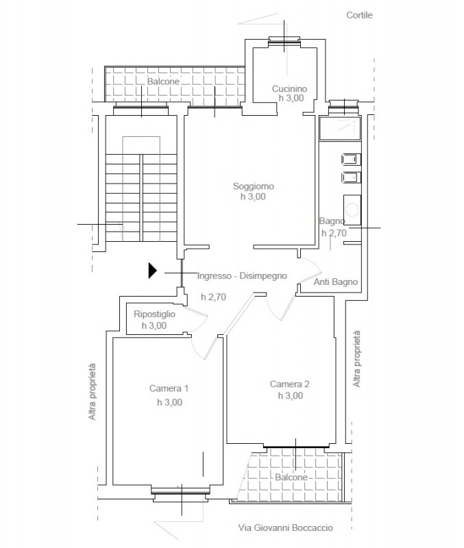appartamento in affitto ad Asti in zona Quarto