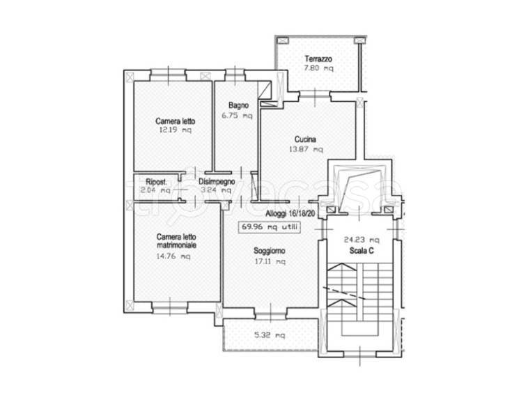 appartamento in affitto ad Asti