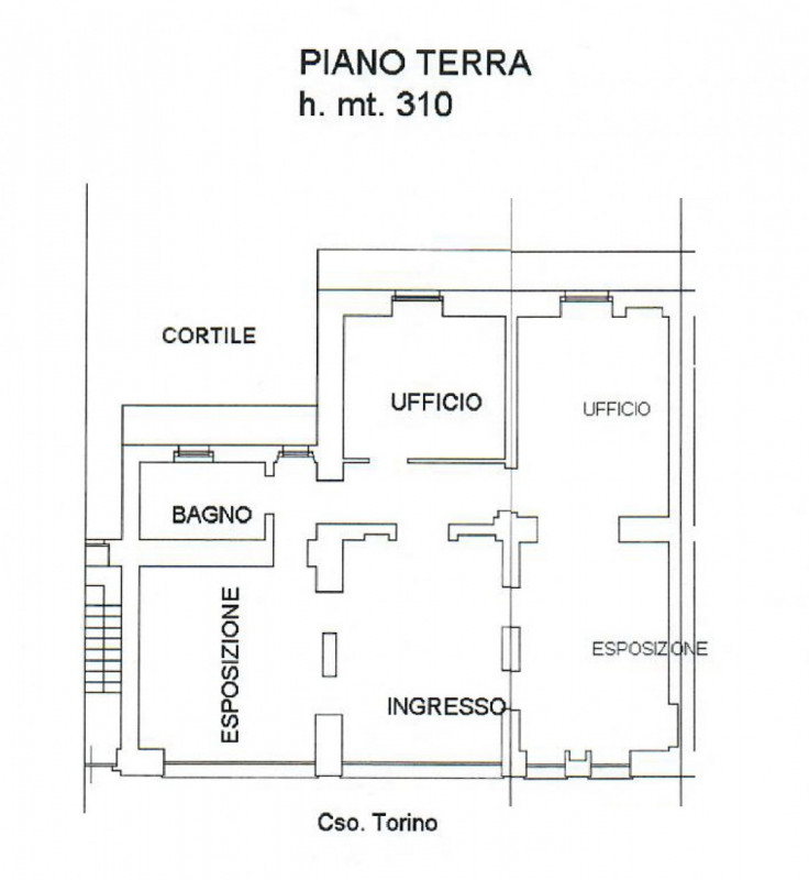 negozio in affitto ad Asti in zona Bramairate
