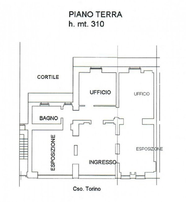 negozio in affitto ad Asti