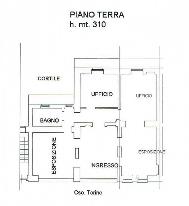 negozio in affitto ad Asti