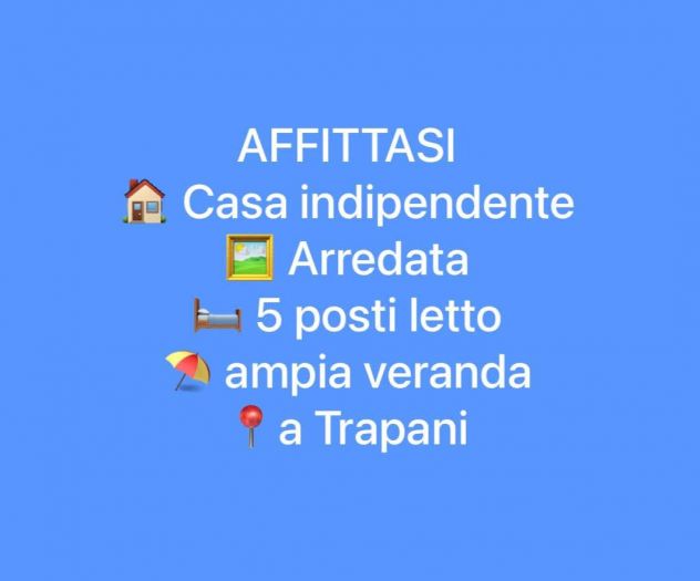 casa indipendente in affitto a Trapani