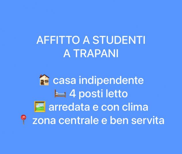appartamento in affitto a Trapani in zona Centro Città