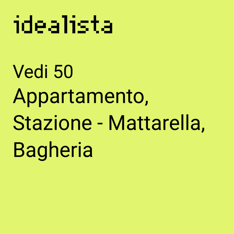 appartamento in affitto a Bagheria