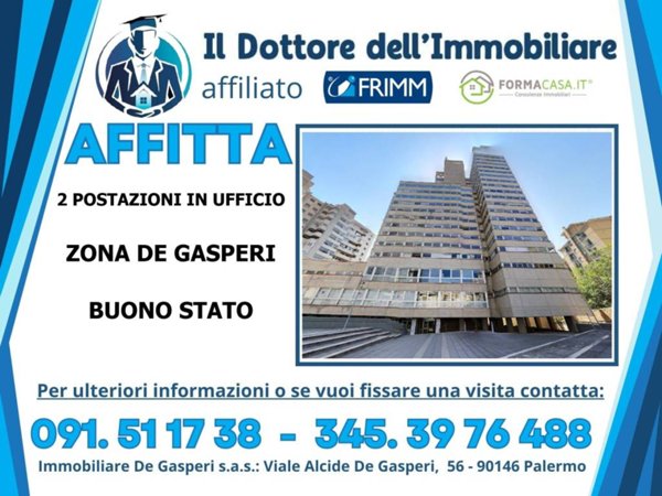 ufficio in affitto a Palermo in zona Resuttana