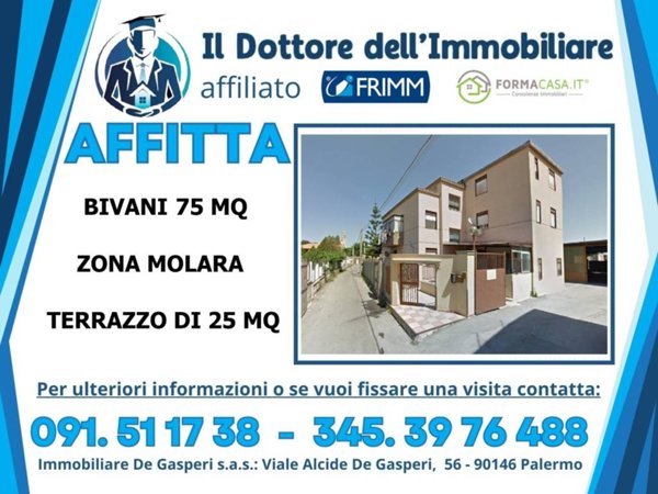appartamento in affitto a Palermo in zona Mezzomonreale