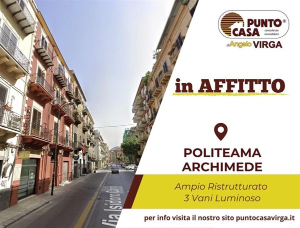 appartamento in affitto a Palermo in zona Centro storico