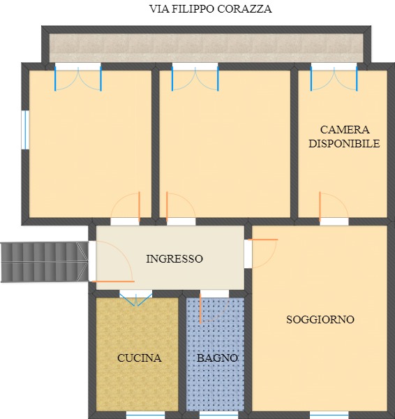 appartamento in affitto a Palermo