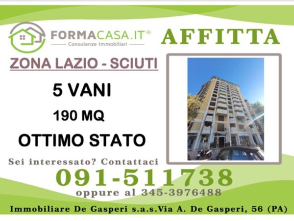 appartamento in affitto a Palermo