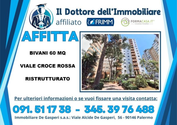 appartamento in affitto a Palermo in zona Libertà