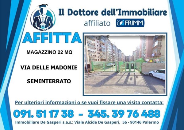 locale di sgombero in affitto a Palermo