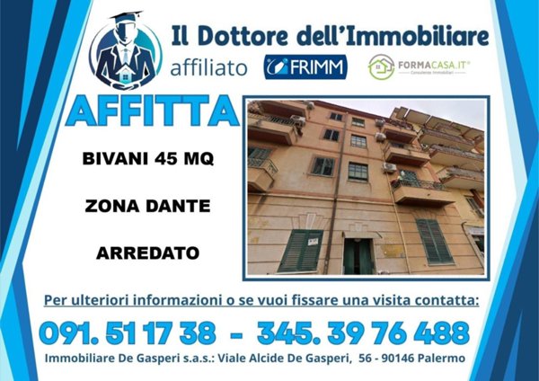 appartamento in affitto a Palermo in zona Noce