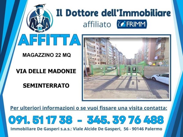 locale commerciale in affitto a Palermo in zona Libertà