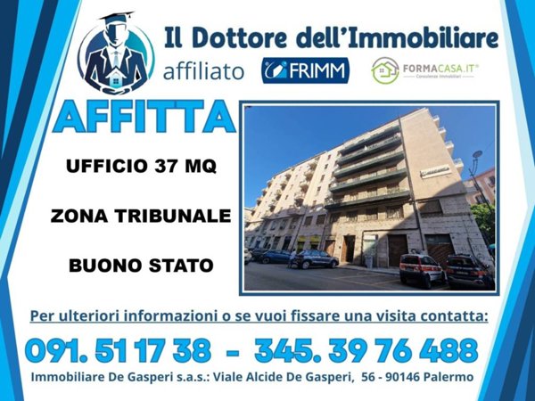 ufficio in affitto a Palermo in zona Libertà
