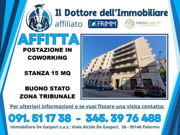 ufficio in affitto a Palermo in zona Libertà
