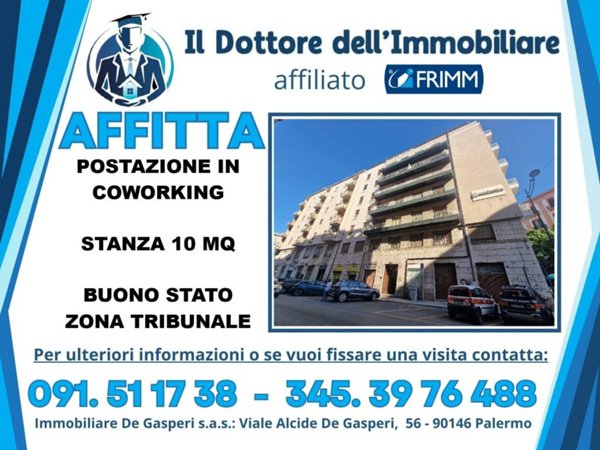 ufficio in affitto a Palermo in zona Libertà