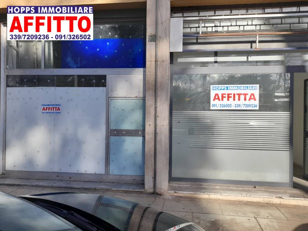 negozio in affitto a Palermo in zona Politeama