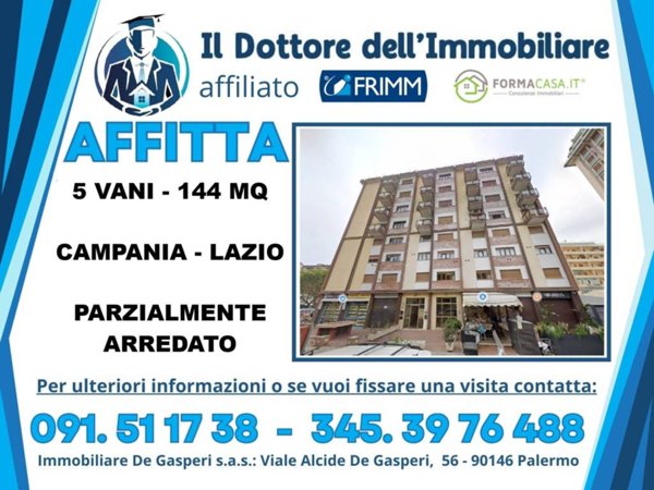 appartamento in affitto a Palermo in zona Politeama