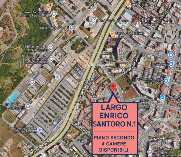 attico in affitto a Palermo