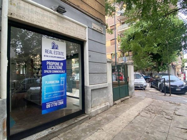 negozio in affitto a Palermo in zona Libertà