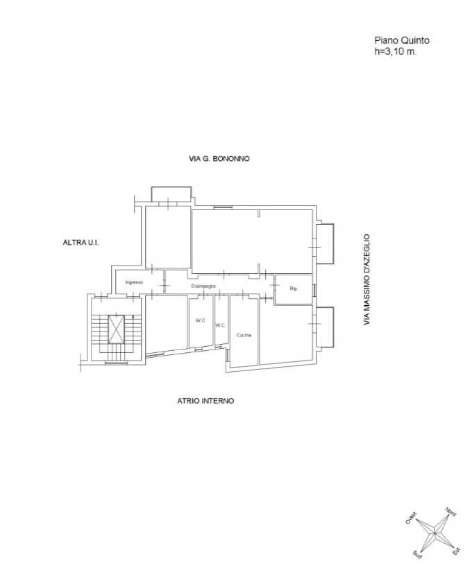 appartamento in affitto a Palermo in zona Libertà